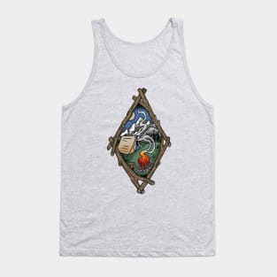 Camping illustration Tank Top